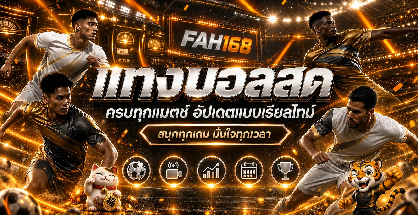 ข้อมูลแทงบอลสด FAH168 อัปเดตการแข่งขัน